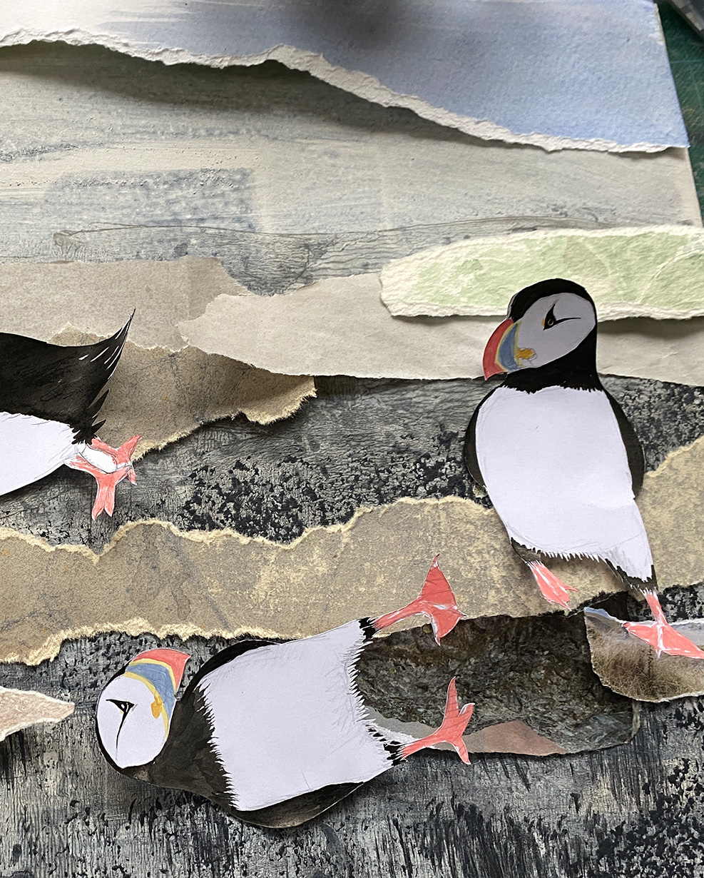 Puffins in progress