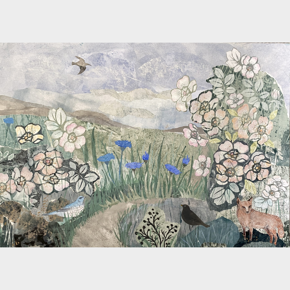 A2 Seasonal Collage - Roses in June